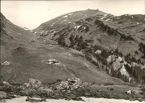 Kleinwalsertal Schwarzwasserhuette Haehlekopf