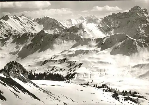 Kleinwalsertal Heuberg Hoher Riffler Geishorn