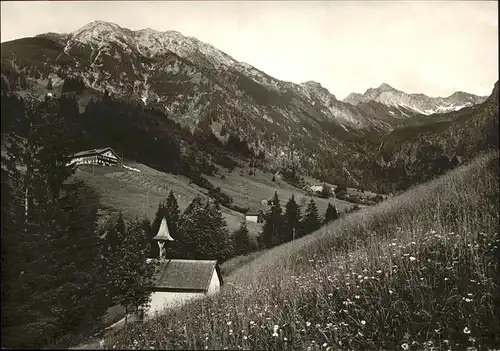 Kleinwalsertal Gaisalpe Entschenkopf