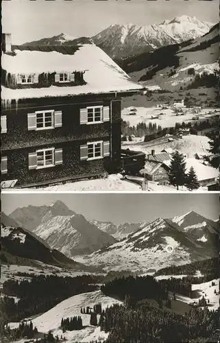 wz28774 Hirschegg Kleinwalsertal Vorarlberg Haus Bergheimat Kategorie. Mittelberg Alte Ansichtskarten