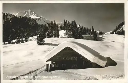 Kleinwalsertal Auenalphuette Heuberg