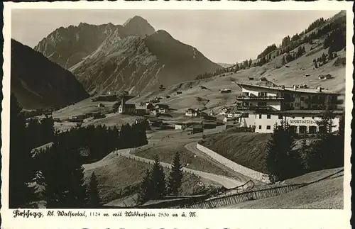 wz28797 Hirschegg Kleinwalsertal Vorarlberg Sporthotel Widderstein Kategorie. Mittelberg Alte Ansichtskarten