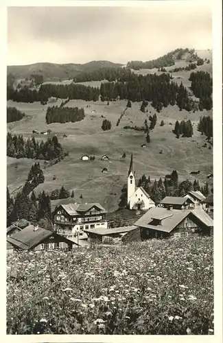 wz28812 Hirschegg Kleinwalsertal Vorarlberg Koepfle Gundkopf Kategorie. Mittelberg Alte Ansichtskarten