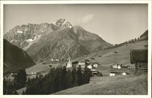 wz28821 Hirschegg Kleinwalsertal Vorarlberg Widderstein Baerenkopf Kategorie. Mittelberg Alte Ansichtskarten