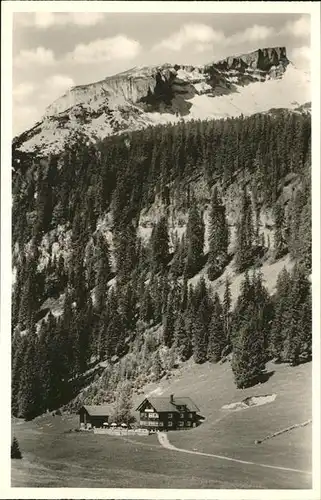 wz28838 Hirschegg Kleinwalsertal Vorarlberg Haus Kueren Hoch-Ifen Kategorie. Mittelberg Alte Ansichtskarten