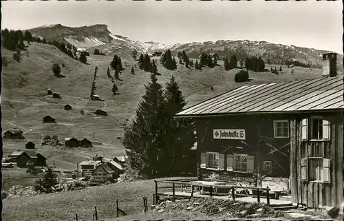 wz28890 Hirschegg Kleinwalsertal Vorarlberg Jahn-Huette Kategorie. Mittelberg Alte Ansichtskarten