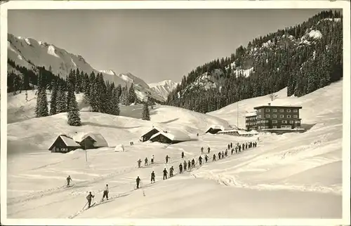 wz28934 Hirschegg Kleinwalsertal Vorarlberg Auenhuette Kategorie. Mittelberg Alte Ansichtskarten