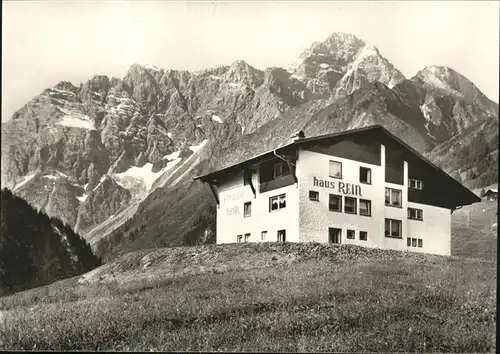 wz28979 Hirschegg Kleinwalsertal Vorarlberg Gaestehaus Rein Kategorie. Mittelberg Alte Ansichtskarten