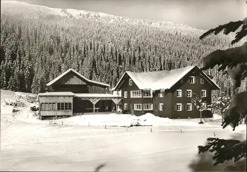 wz29030 Hirschegg Kleinwalsertal Vorarlberg Jugendferienheim Haus Sonnblick Kategorie. Mittelberg Alte Ansichtskarten