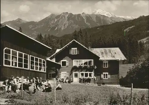 wz29036 Hirschegg Kleinwalsertal Vorarlberg Haus Sonnblick Kategorie. Mittelberg Alte Ansichtskarten