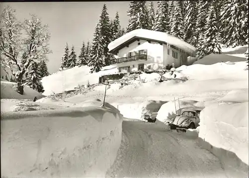 wz29043 Hirschegg Kleinwalsertal Vorarlberg Gaestehaus Margaretenhoehe Kategorie. Mittelberg Alte Ansichtskarten