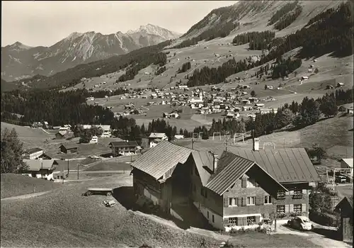 wz29047 Hirschegg Kleinwalsertal Vorarlberg Haus Gehrer Kategorie. Mittelberg Alte Ansichtskarten