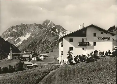 wz29059 Hirschegg Kleinwalsertal Vorarlberg Der Berghof Kategorie. Mittelberg Alte Ansichtskarten
