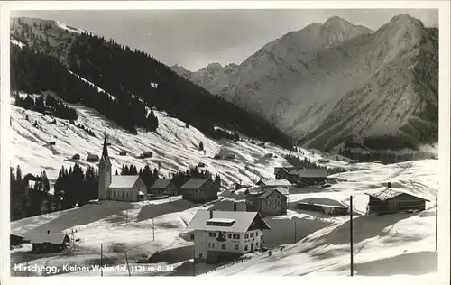 wz29073 Hirschegg Kleinwalsertal Vorarlberg Haus Puehringer Kategorie. Mittelberg Alte Ansichtskarten