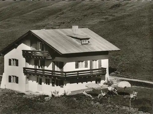 wz29100 Hirschegg Kleinwalsertal Vorarlberg Haus Bergfrieden Kategorie. Mittelberg Alte Ansichtskarten