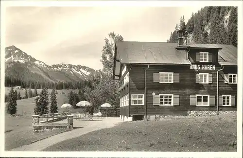 wz29111 Hirschegg Kleinwalsertal Vorarlberg Haus Kueren Kategorie. Mittelberg Alte Ansichtskarten