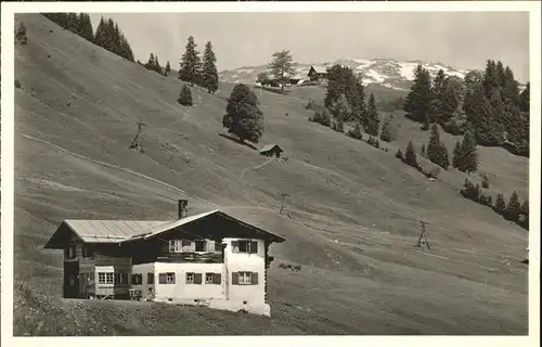 wz29113 Hirschegg Kleinwalsertal Vorarlberg Ferienheim Schloessle Kategorie. Mittelberg Alte Ansichtskarten