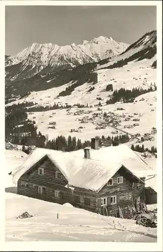 wz29117 Hirschegg Kleinwalsertal Vorarlberg Pension Fuchshof Kategorie. Mittelberg Alte Ansichtskarten