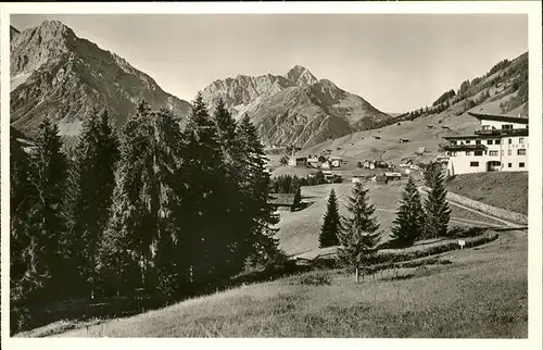wz29224 Hirschegg Kleinwalsertal Vorarlberg  Kategorie. Mittelberg Alte Ansichtskarten