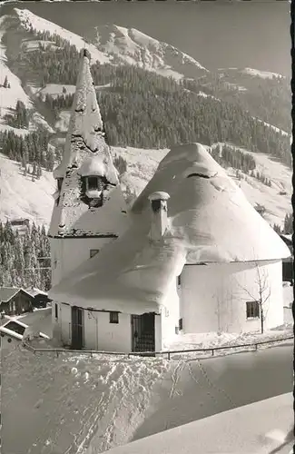 wz29284 Hirschegg Kleinwalsertal Vorarlberg Kapelle Kategorie. Mittelberg Alte Ansichtskarten