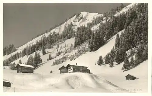 wz29383 Hirschegg Kleinwalsertal Vorarlberg Ferienheim Schloessle Kategorie. Mittelberg Alte Ansichtskarten