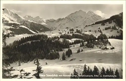 wz29384 Hirschegg Kleinwalsertal Vorarlberg Haus Sonneblick  Kategorie. Mittelberg Alte Ansichtskarten