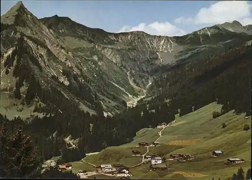 Baad Kleinwalsertal Berpanorama