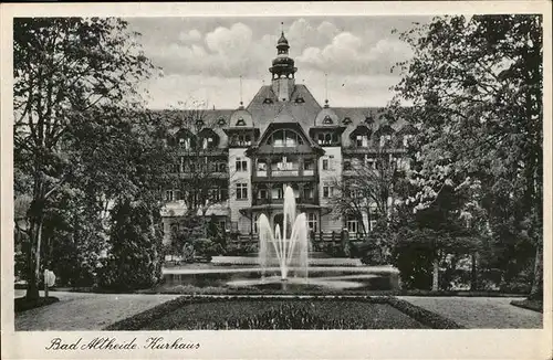 Bad Altheide Kurhaus Springbrunnen