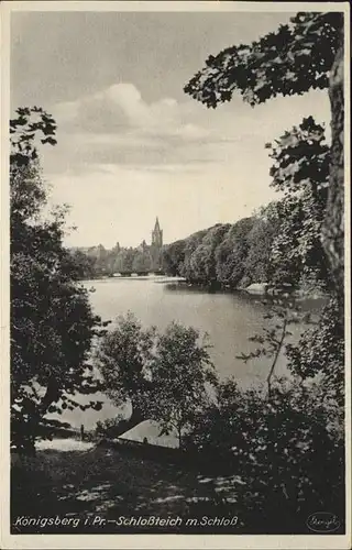 Koenigsberg Ostpreussen Schlossteich Schloss Kat. Kaliningrad