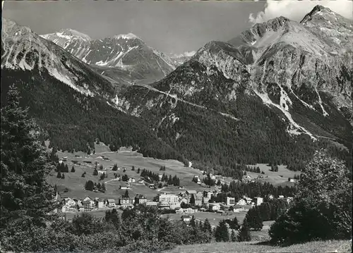 Lenzerheide Albula Luftbild Lenzerhorn Kat. Lenzerheide