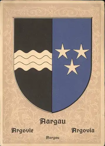 Aargau Kanton Wappen / Aarau /Bz. Aarau