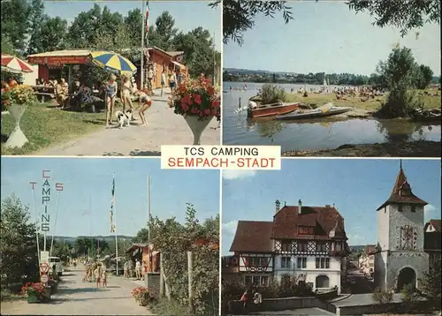 Sempach LU Campingplatz  Kat. Sempach