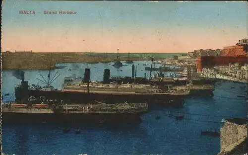 Malta Grand Harbour Schiffe