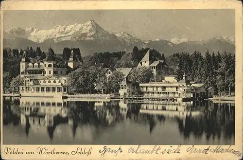 Velden Woerthersee Schloss See /  /