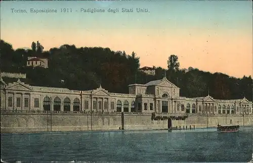 Torino Esposizione Internationale Torino 1911 Padiglione degli Stati Uniti Kat. Torino