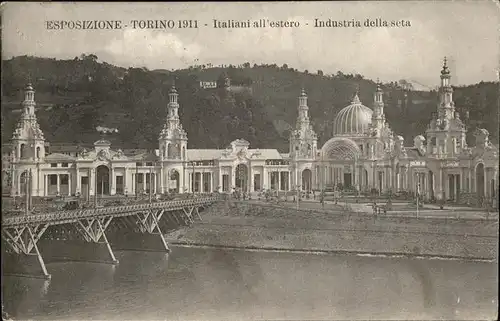 Torino Esposizione Internationale Torino 1911 Italiani all estero Industria della seta Kat. Torino