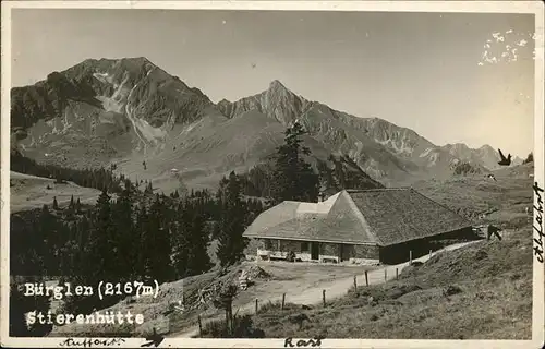 Gurnigel Guggisberg Stierenhuette Buerglen Kat. Gurnigel