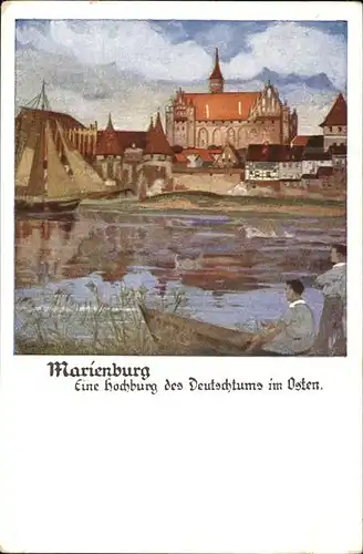 Marienburg Westpreussen Kuenstlerkarte