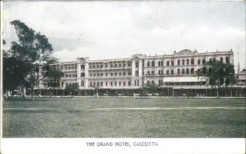 Calcutta The Grand Hotel Kat. Calcutta