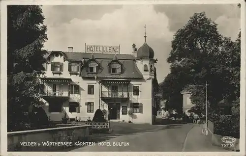 Velden Woerthersee Hotel Bulfon /  /