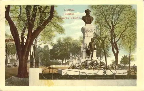 Lisboa Estatua Eduardo Coelho