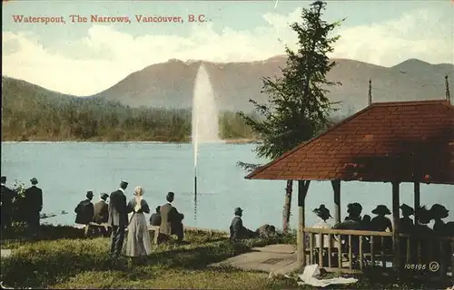 Vancouver British Columbia Waterspout The Narrows Kat. Vancouver