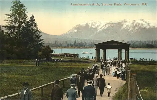 Vancouver British Columbia Lumbermann s Arch Stanley Park Kat. Vancouver