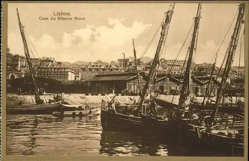 Lisboa Caes Ribeira Nova Schiffe