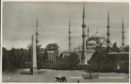 Constantinopel Istanbul Mosque Ahmed Hippodrome /  /