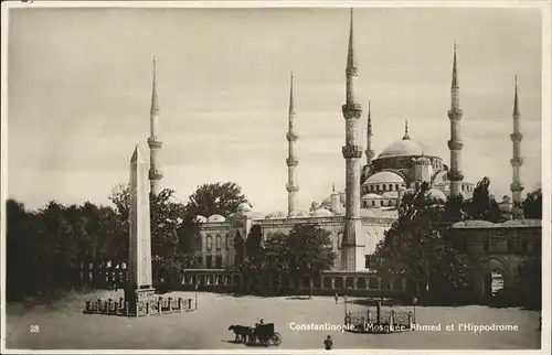 Constantinopel Istanbul Mosquee Ahmed Hippodrome /  /