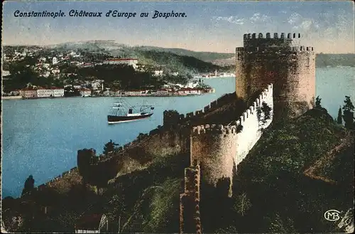 Constantinopel Istanbul Chateaux Europe au Bosphore /  /