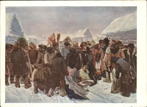 Russland Winter Soldaten