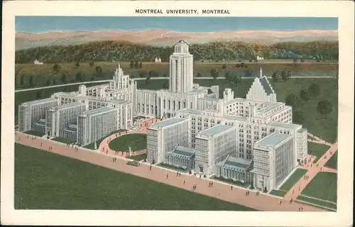 wz40661 Montreal Quebec Montreal University Kategorie. Montreal Alte Ansichtskarten
