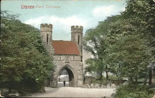 Bradford Lister Park Entrance Kat. Bradford